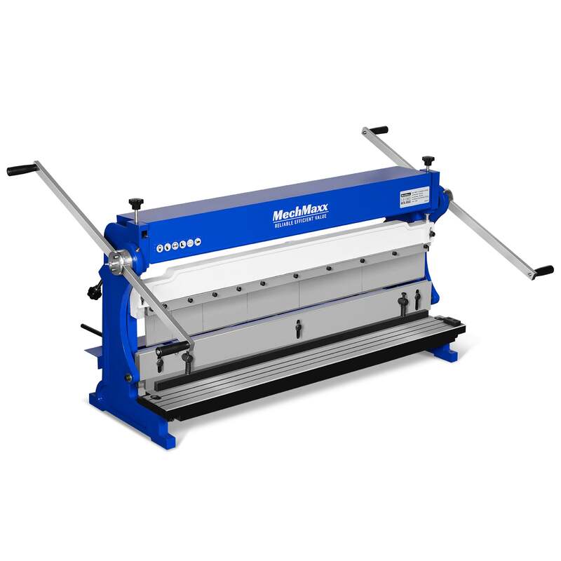 MechMaxx 500307 40" 3-in-1 Sheet Metal Machine – Slip Roll, Shear & Pan Brake (20 Gauge Capacity)