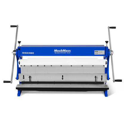 MechMaxx 500307 40" 3-in-1 Sheet Metal Machine – Slip Roll, Shear & Pan Brake (20 Gauge Capacity)