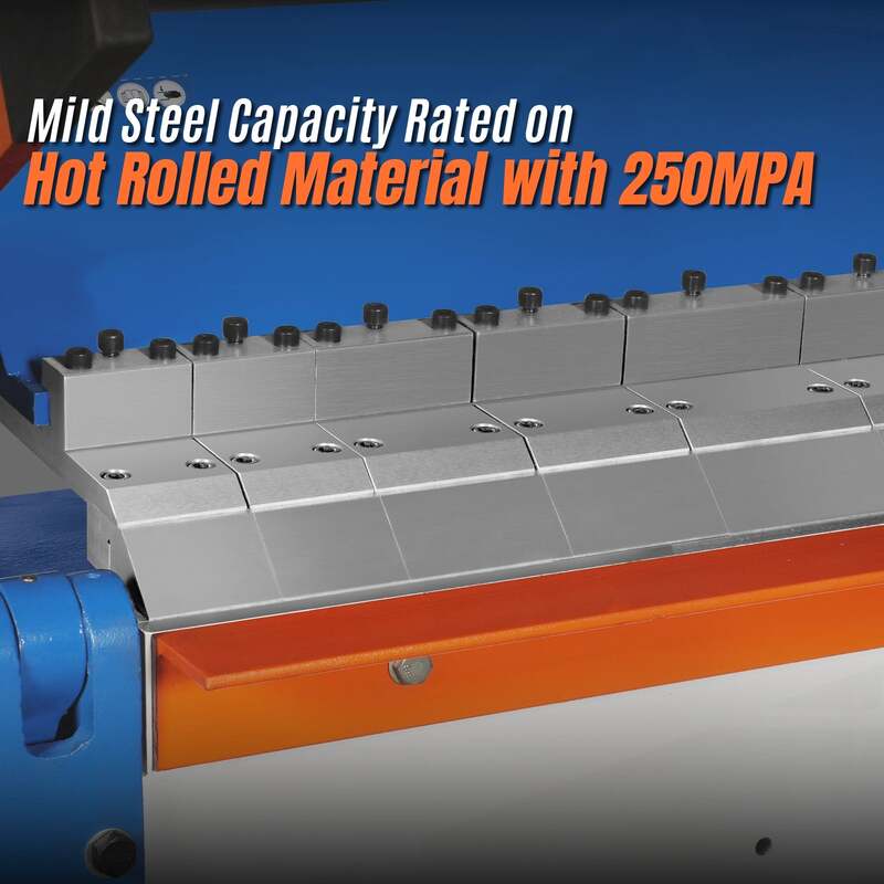 MechMaxx 500304 PB10012 100" Manual Pan & Box Brake – 12 Gauge 8-Ft Sheet Metal Brake