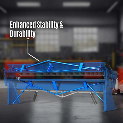 MechMaxx 500301 PB4816 48" Manual Pan & Box Brake – 16 Gauge Sheet Metal Bending Brake