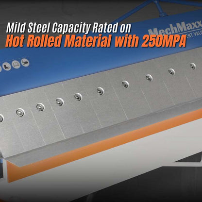 MechMaxx 500301 PB4816 48" Manual Pan & Box Brake – 16 Gauge Sheet Metal Bending Brake