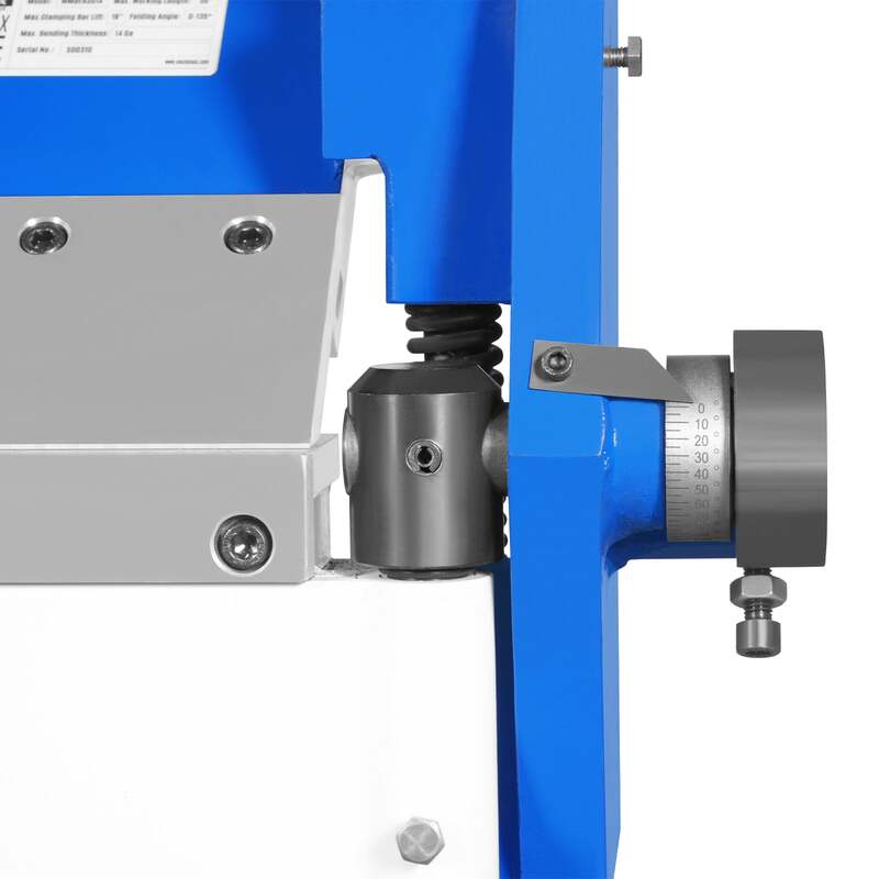 MechMaxx 500310 PBA5014 50" Foot Clamp Pan & Box Brake – 14 Gauge Sheet Metal Bending Machine