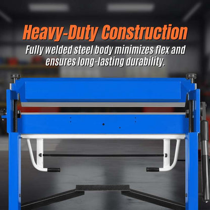 MechMaxx 500310 PBA5014 50" Foot Clamp Pan & Box Brake – 14 Gauge Sheet Metal Bending Machine
