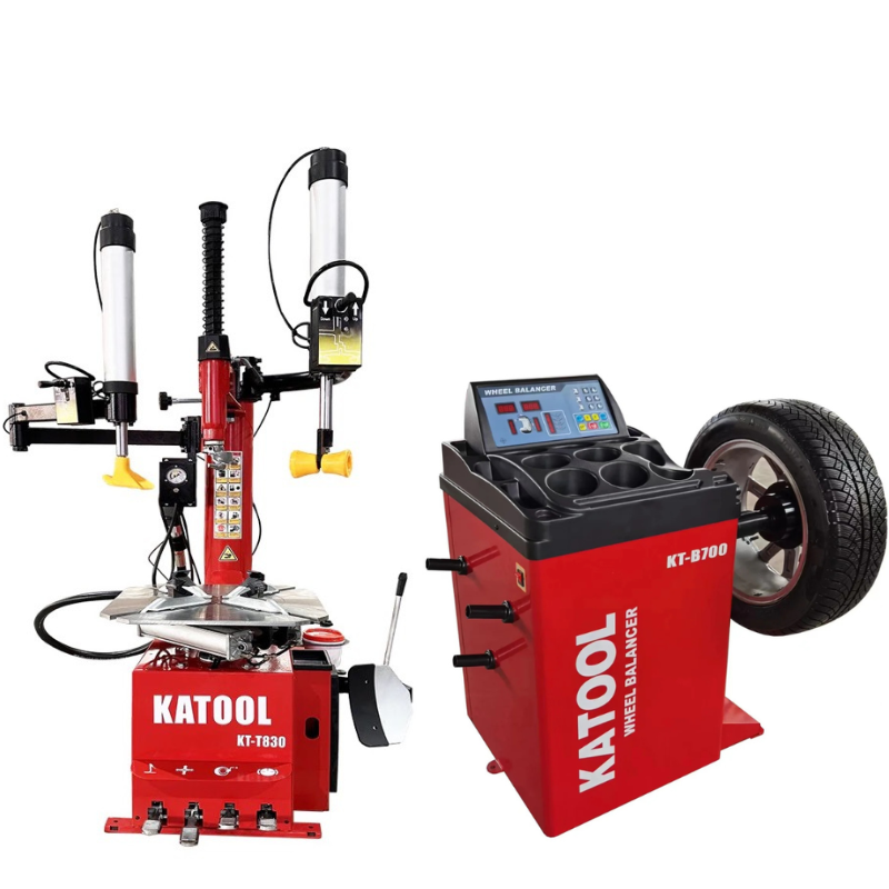 Katool KT-T830 & KT-B700 Tire Changer and Wheel Balancer Combo