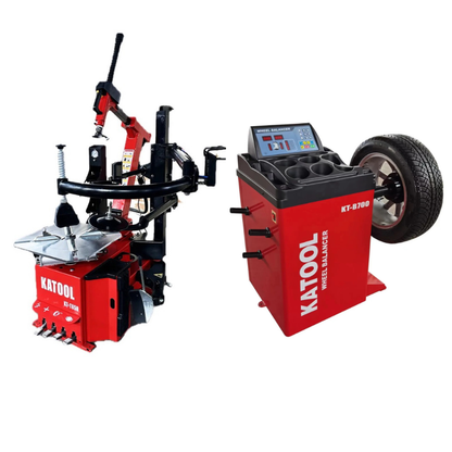 Katool KT-T850 & KT-B700 Tire Changer and Balancer Combo