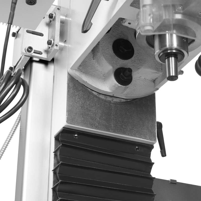 MechMaxx 500204 VM32L 8-1/4" x 33" Benchtop Mill Drill – 2HP Variable Speed R8 Milling Machine