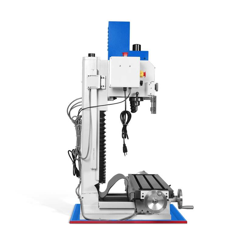 MechMaxx 500204 VM32L 8-1/4" x 33" Benchtop Mill Drill – 2HP Variable Speed R8 Milling Machine