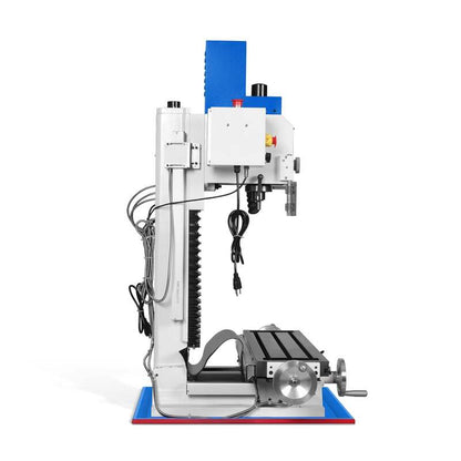 MechMaxx 500204 VM32L 8-1/4" x 33" Benchtop Mill Drill – 2HP Variable Speed R8 Milling Machine